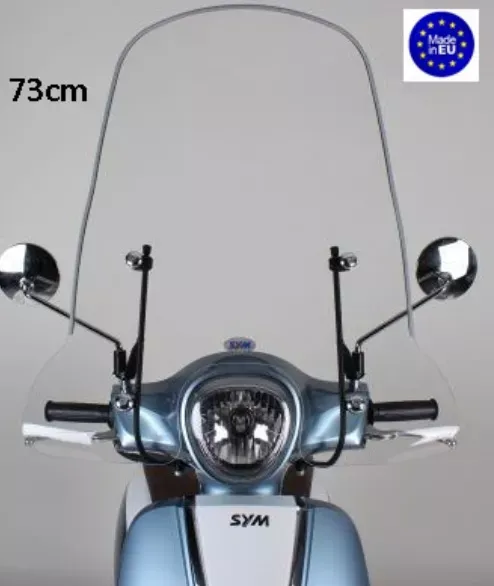 Windscherm Sym Fiddle 3  Regia - Hoog (Transparant)