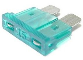 Zekering - Type : Steek - 15 Amp.