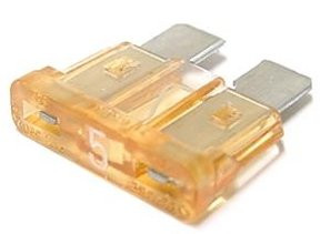 Zekering - Type : Steek - 5 Amp.