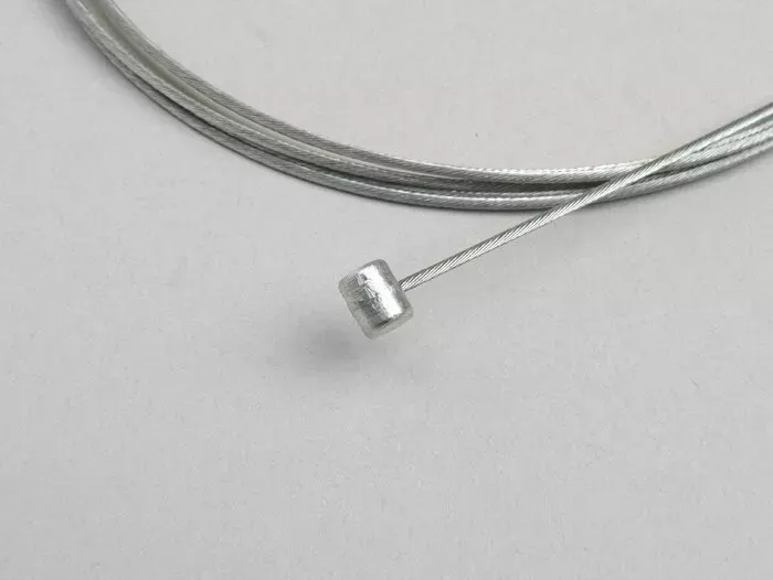 Universele Binnenkabel  ø=1,2mm x 2000mm Nippel ø=5,5mm x 7mm Gebruikt Als Gaskabel  Gelegde Kabel