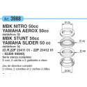 Balhoofdset Yamaha Aerox, Neo's en BW's vanaf 2002 (30mm)