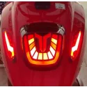 LED achterlicht Vespa Sprint - Matrix/bewegend - Smoke