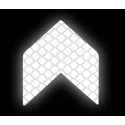 Reflecterende sticker - Pijl - Kleur: wit