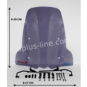 Windscherm Kymco Agility 16 inch - Smoke