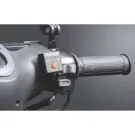 Verwarmde Handgreep Koso 1" + 1 1/8" L=130mm Zwart Met Externe Schakelaar