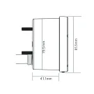 Snelheidsmeter Koso D75 Zwart Max. 140KM/U OF MPH