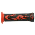 Grips STR8 Vlam Zwart / Rood