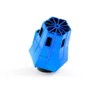 STR8 Luchtfilter D.28-35 Evo 30° Hoek Blauw / Zwart Schuim
