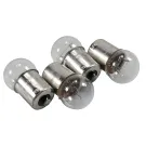 Indicatorlampen Set 4X 12V 10W (BA15S), WIT CE-Markering