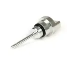 olievuldop met peilstok  BGM pro, motorolie  piaggio leader/quasar   vespa et4, lx, lxv, s, gt, gts, gtv, gtl 125 300cc   geanodiseerd zilver