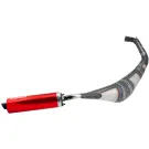 Voca Warrior Uitlaat 50-70CC Rode Geluiddemper Derbi Senda