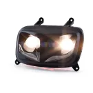 Koplampmasker Ooglight Yamaha BW'S / Booster NA 2004 Zwart