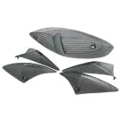 Knipperlicht Set STR8 (4) Met Achterlicht Peugeot Speedfight II Zwart/Carbon Look