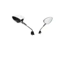 Spiegelset Vespa Sprint chroom links + rechts (kort)