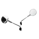 Spiegelset Vespa Primavera chroom links + rechts (lang)