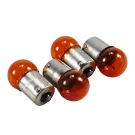Knipperlicht lampje BA15S 12V - 10W Oranje (4 stuks)