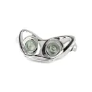 Twin Koplamasker Evolution Yamaha Aerox / Nitro Chrome CE-Markering