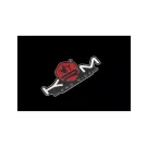 Sticker KRM Pro Ride Rood