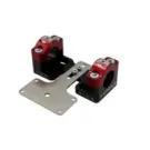 Stuurklemmen 28mm Met Dashboardhouder KRM Zwart / Rood