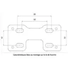 Stuurklemmen 28mm Met Dashboardhouder KRM Zwart / Goud