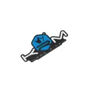 Sticker KRM Pro Ride Blauw/ Wit /Blauw