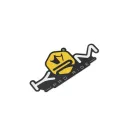 Sticker KRM Pro Ride Geel