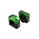 Stuurklemmen 28mm KRM Zwart / Groen