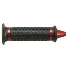 Grips STR8 Konik Kegelvormige Eindkappen Zwart / Rood