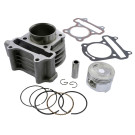 Cilinder 72cc Gy6 4t Aluminium (Compleet met zuiger)