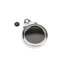 Belstingschijfhouder Rond Aluminum Chroom