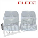 Knipperlichtglas Set - Yamaha Slider - Transparant / Colorful