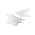 Motorzijpanelen Links + Rechts Yamaha Aerox / MBK Nitro Voor 2013 Wit