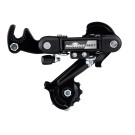 Achterderailleur 6/7 Speed Sunrace RDM2T Met Lange Kooi  Directe Montage (Haak) Zwart