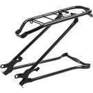 Achterdrager 28" Steco Tour Met Klapstandaard en Scharnierbare Poten Mat Zwart