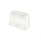 afdekkap zekeringhuis piaggio transparant (gebruikt voor zekeringhuis met 1 platte stekker)