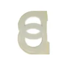 Aufkleber Gileraringe Weiss Piaggio Gilera Runner