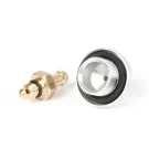 Banjobout Voor Vlotterkamer Met Aftapplug  Polini CP 17,5 24