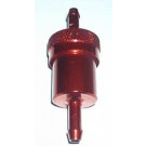 Benzinefilter - Aluminium - 6 mm Aansluiting