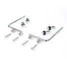 Windscherm beugels Moto Nostra - Vespa PX80, PX125, PX150, PX200, T5 Classic, LML 125 150 Star Stella Chroom