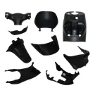 Binnenkappenset Piaggio Zip 9 delig zwart