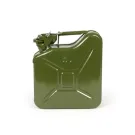 Brandstofjerrycan 5l Fa Italia Metaal Olijfgroen Past op Bagagerek Vespa Largeframe Sprint Rally