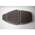 Buddy / Zadel AGM VX50 / China Retro scooter Bruin ruit