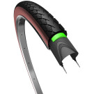 Buitenband Edge Metro Elite Protect 28 x 1.75-47-622 mm Zwart Bruin Met Reflectie