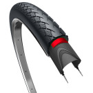 Buitenband Edge Metro Elite Protect Plus 28 x 1.50- 40-622 mm Zwart Met Reflectie