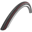 Buitenband Schwalbe Lugano 2 K-Guard 28 x 1.00-25-622 Zwart Met Rode Strepen