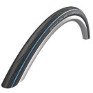 Buitenband Schwalbe Lugano 2 K-Guard 28 x 1.00- 25-622 mm Zwart Met Blauwe Strepen