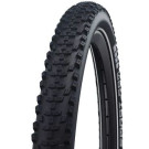 Buitenband Schwalbe Smart Sam DD-RaceGuard 29 x 2.60-65-622mm Zwart Met Reflectie