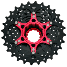 Cassette 10 Speed Sunrace CSRX0 11-25T Zwart