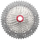 Cassette 12 Speed Sunrace CSMZ90 11-50T Zilver Met Rode Spider