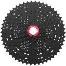 Cassette 12 Speed Sunrace CSMZ90 11-50T Zwart Met Rode Spider